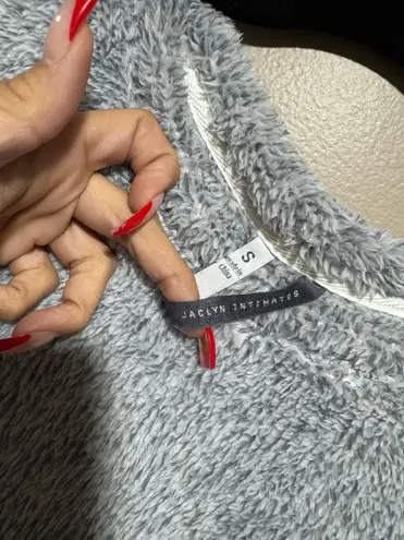 Jaclyn Intimates Cozy Gray LOVE Lounge Set Small