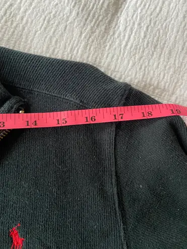 Polo Vintage Ralph Lauren Dark Forest Green 1/4 Zip Sweater š„