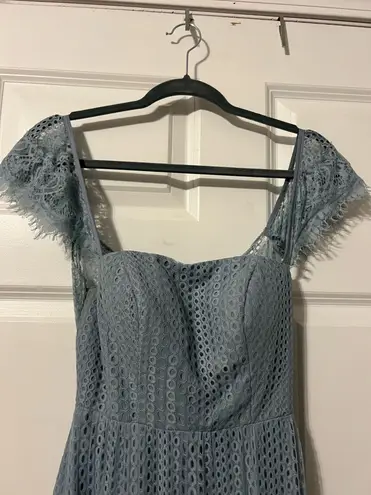 Azazie Dusty Blur Bora Bora Bridesmaid Dress