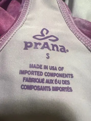 prAna Boost Violet Printed Yoga Tank Top