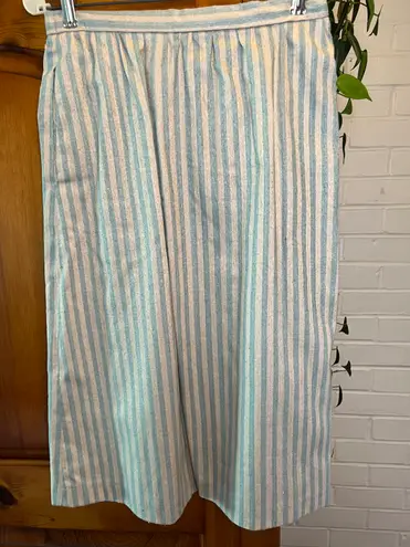 Brownstone Studio Vintage 90s Skirt Business Suit Silk Size 8P