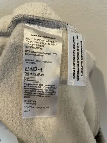 Calvin Klein  Women's Fleece Jogger Pant gray Size XS Elastic Drawstring Waist - Image 4