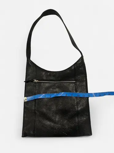 The Sak Black Pebbled Leather Shoulder Bag Classic Hobo