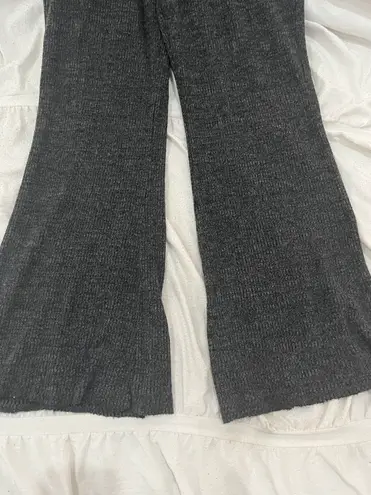 Target dark grey flare sweats