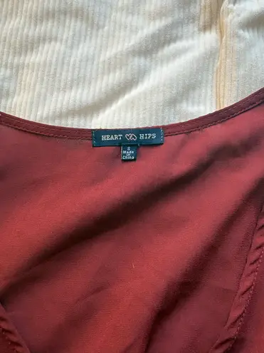 Heart & Hips Red Blouse  - Image 4