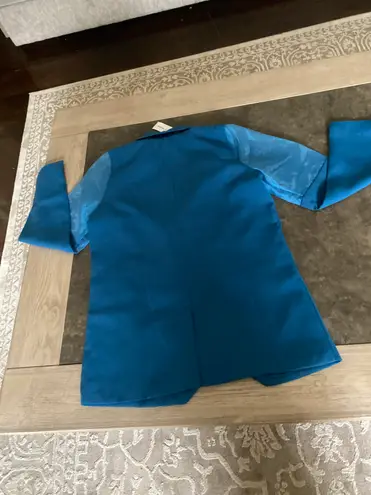 The Drop Women's Blue Sapphire Double Breasted Blazer by @signedblake