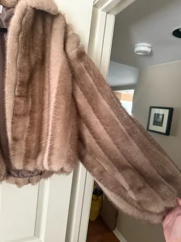 Peppermayo NWOT Naylor Faux Fur Jacket Coat - Brown