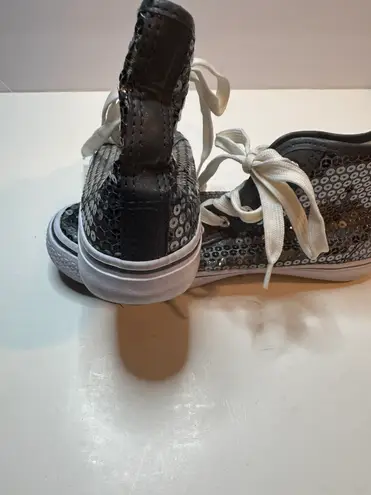 Womens Balera Sequins High Tops Size 6 Gray