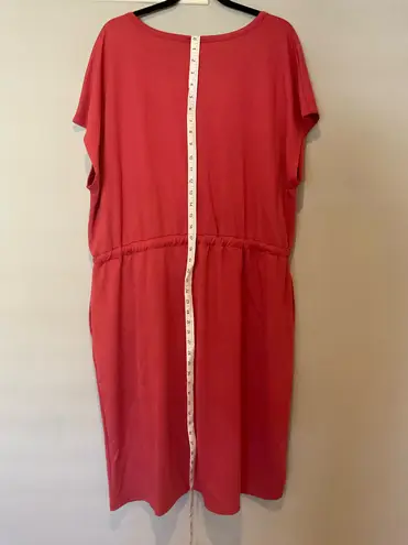 32 Degrees Heat 32 Degrees Women's V-neck Dress,garnet rose, xxl