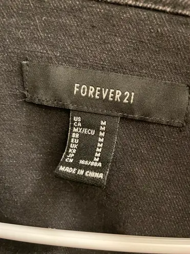 Forever 21 Black Jean Jacket