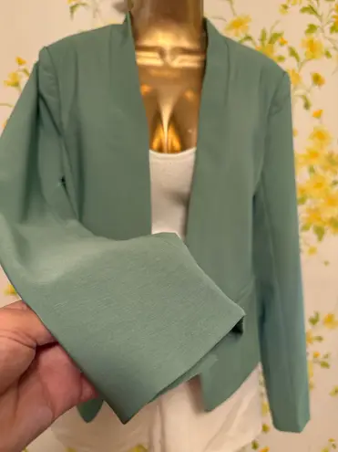 OVI Women's Sage Green open front blazer size M