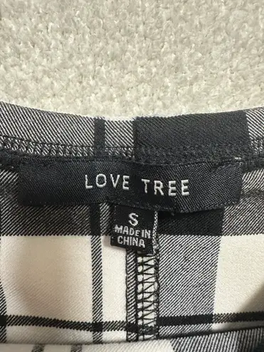 Love Tree Plaid Mini Dress