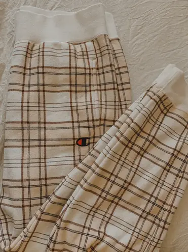 Urban Outfitters UO Plaid Champion Sweatpants Multiple Size L 40 52 Off Retail From lauryn