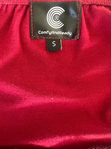 Comfy And Ready Bella Babydoll Mini Dress Size Small In Red