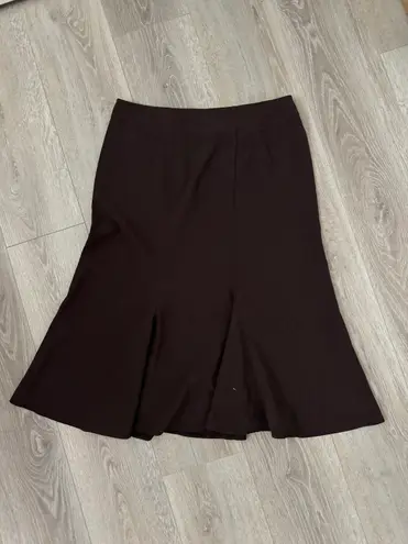 The Vintage Shop Vintage Brown Midi Skirt