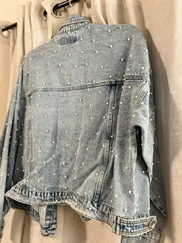 Pearl Denim Jacket Size L