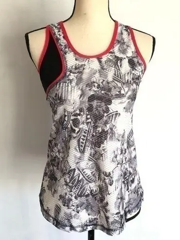 Sofibella Match Point High Neck Womens Tennis Tank Gray