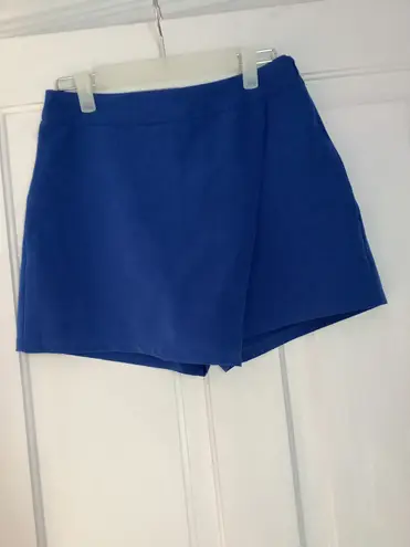 Sincerely Jules Purple Blue Shirt Style Shorts 29” Waist Non Stretch Material
