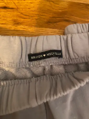 Brandy Melville Rosa Light Blue Sweatpants