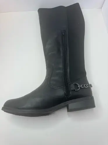 Nautica Ridgeland Black Riding Boots Size 8