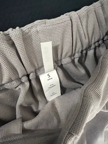 Halara Gray Wide Leg Waffle Work Pants