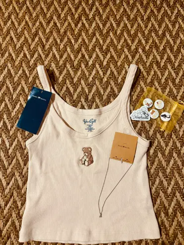 Brandy Melville john halt  tank top Little Bear Cami