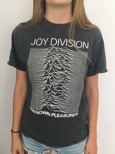 Brandy Melville Joy Division Band tee Gray $20 From Isabella