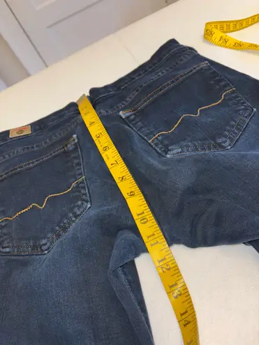 Red Engine jeans straight leg bootcut button/zip 5 pockets distressed Sz 29