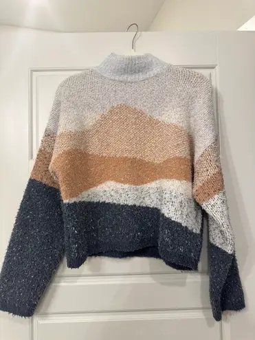 Universal Threads Mock Neck Chunky Sweater