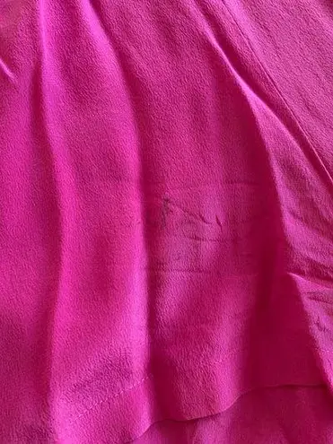 Yumi Kim Hot Pink Silk Ruffle Romper