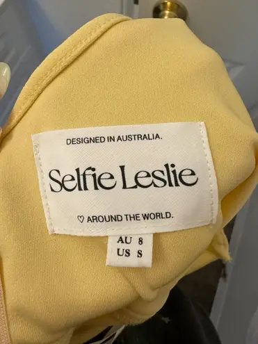 Selfie Leslie Yellow Dress