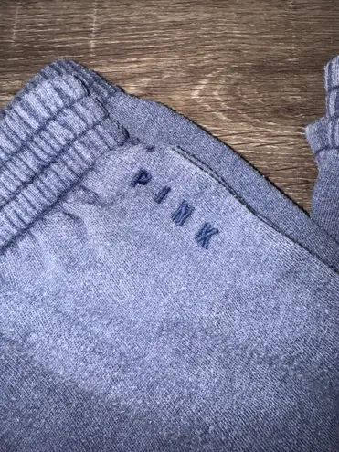 PINK - Victoria's Secret Victoria's Secret PINK Blue Jogger Sweatpants