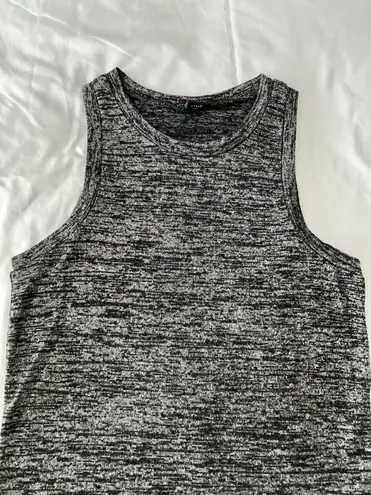 Aeropostale Dark Heather Grey Cropped Tank Top