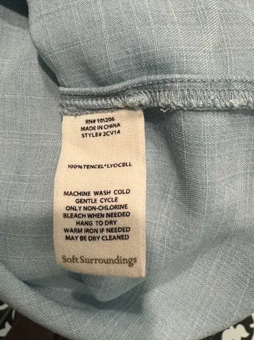 Soft Surroundings Je Veux Tencel Tunic Shirt