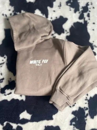 White Fox Boutique Offstage Hoodie and Sweatpants Fawn