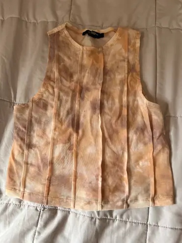 Forever 21 tie dye cropped mesh top - Image 1