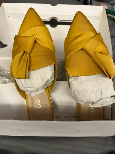 ALDO “Staley” Slip-Ons….Sz: 7…Color: Mustard…Preowned