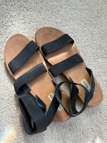 Steve Madden Haiti Black Strap Sandal