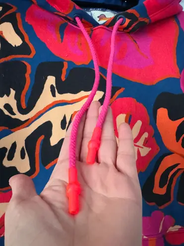 Farm Rio Printed Hooded Sweatshirt, Size S