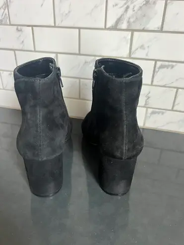 INC Black Suede Booties