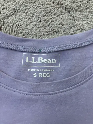 L.L.Bean purple tee