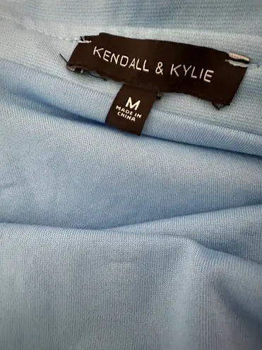 Kendall + Kylie PacSun Light Blue Strapless Mini Dress 