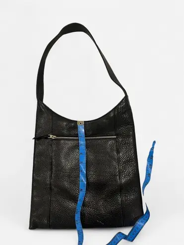 The Sak Black Pebbled Leather Shoulder Bag Classic Hobo