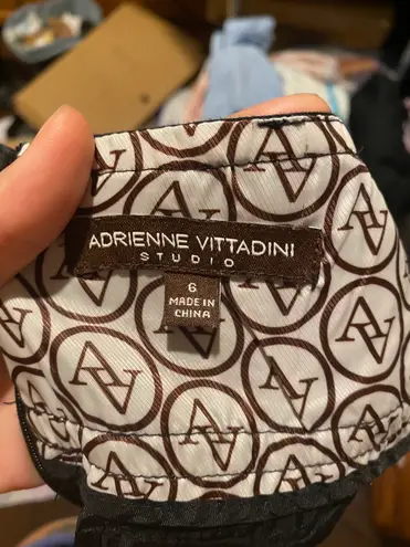 Adrienne Vittadini Black Knife Pleated Skirt