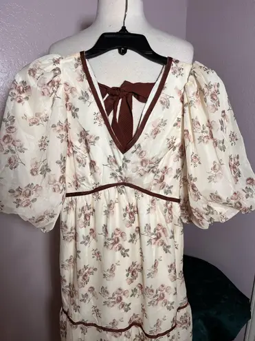 Polagram NWOT PRINT DRESS. SIZE XS