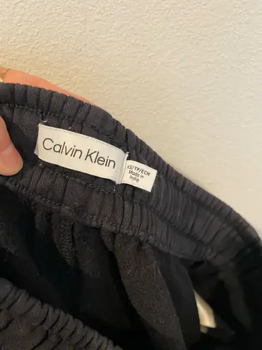 Calvin Klein  Women's Fleece Jogger Pant black Size XS Elastic Drawstring Waist - Image 4