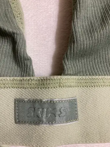 SKIMS Cotton Rib Plunge Bralette M