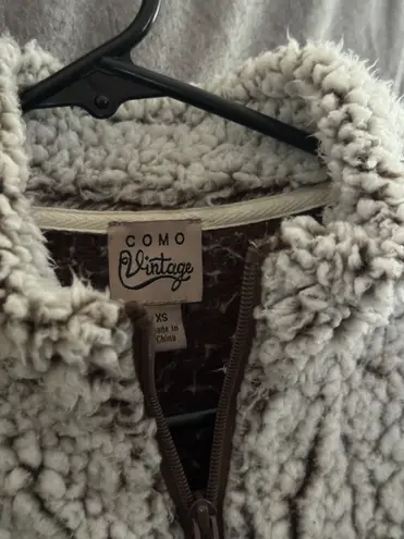 Como vintage Fuzzy Jacket