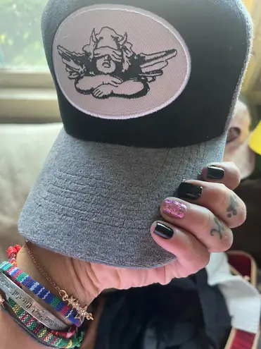 Boys Lie Hat black/white/grey