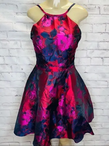 XScape  floral brocade fit and flare dress size 8